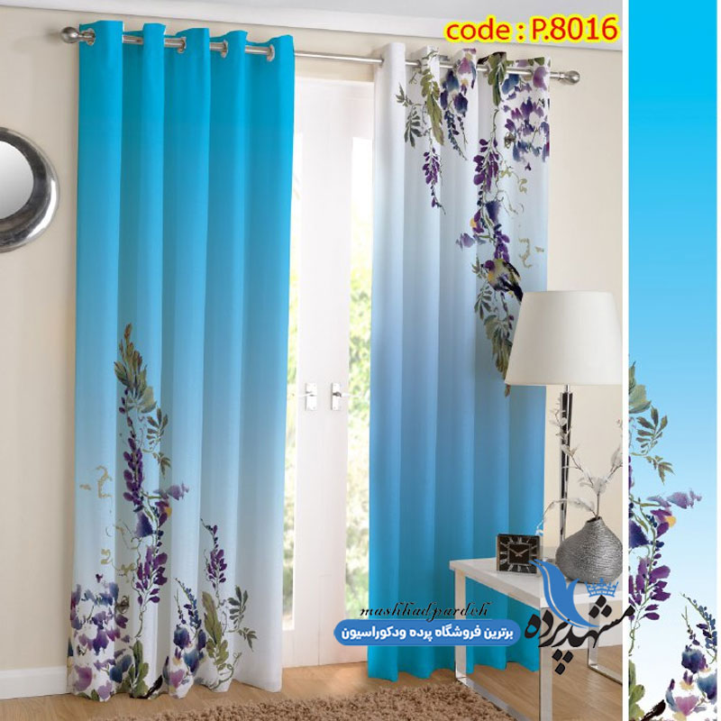 پرده پانچ طرح گلدار کد p-8016