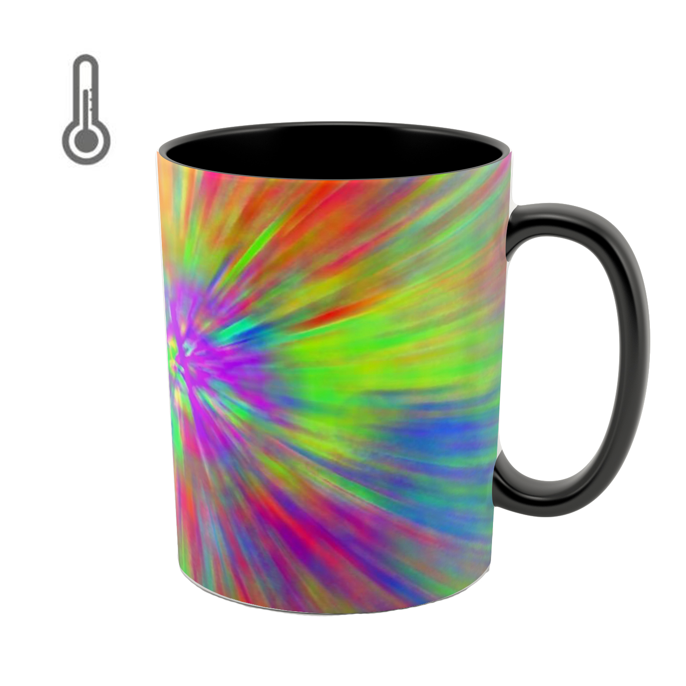 ماگ حرارتی طرح رنگ بی نهایت