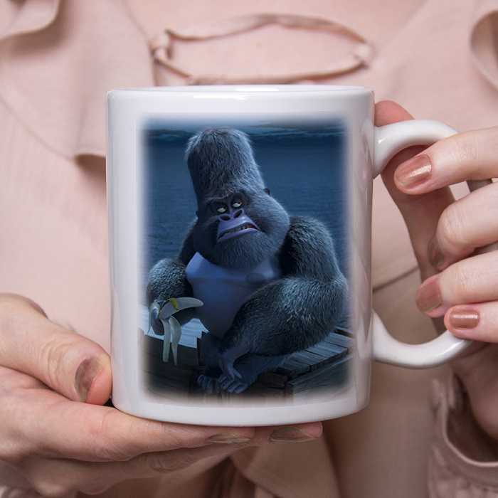 ماگ طرح انیمیشن دو به دو برفراز دریا کد 013