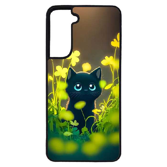 کاور طرح بچه گربه کد G-085 مناسب برای گوشی موبایل سامسونگ Galaxy S21 FE | دیجی قاب دونی