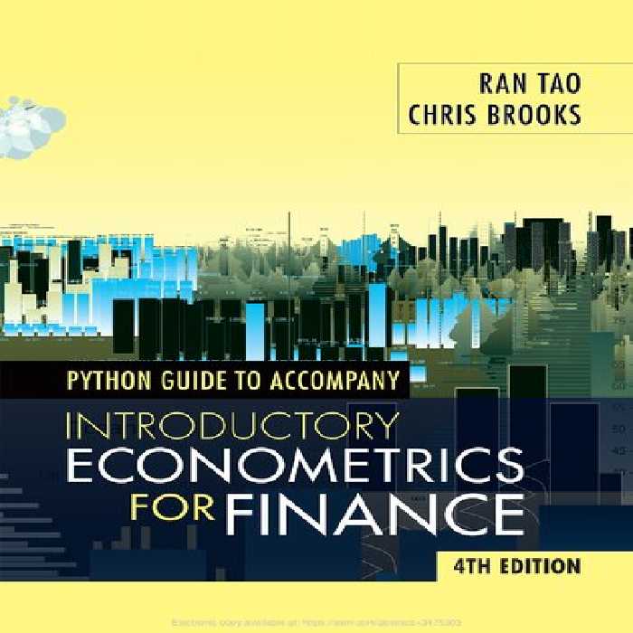 خرید و دانلود نسخه کامل کتاب Python Guide to Accompany Introductory Econometrics for Finance