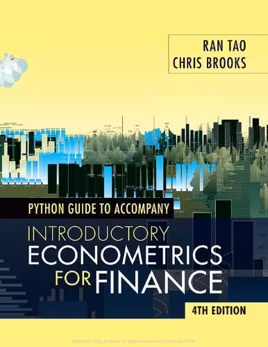 خرید و دانلود نسخه کامل کتاب Python Guide to Accompany Introductory Econometrics for Finance