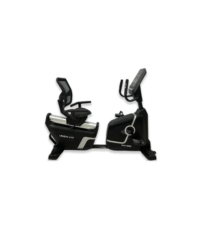 دوچرخه ثابت باشگاهی پشتی دار آیرون لایف مدل Iron3000