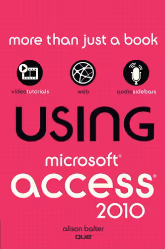 خرید و دانلود نسخه کامل کتاب Using Microsoft Access 2010