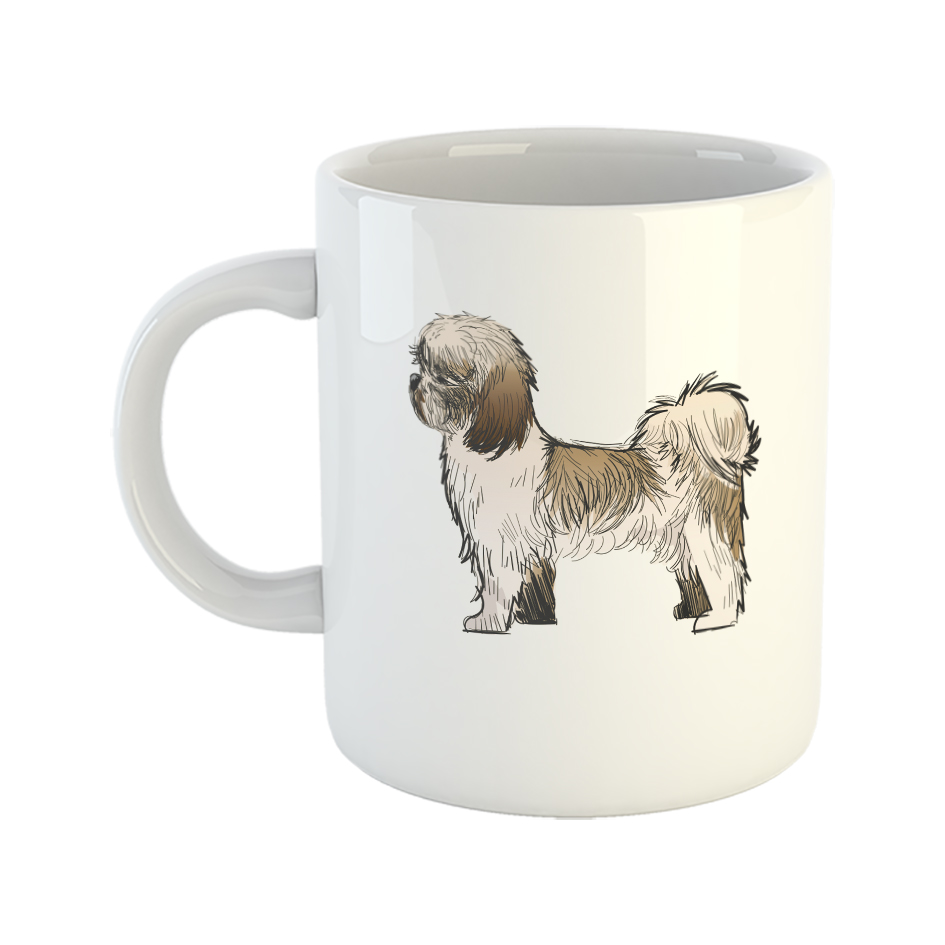 ماگ طرح سگ شیتزو کد 0064