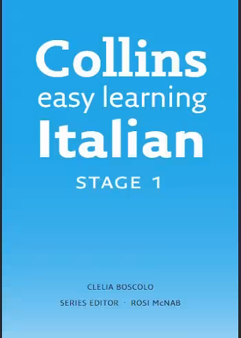 کتاب Collins easy learning Italian stage 1 (رنگی)