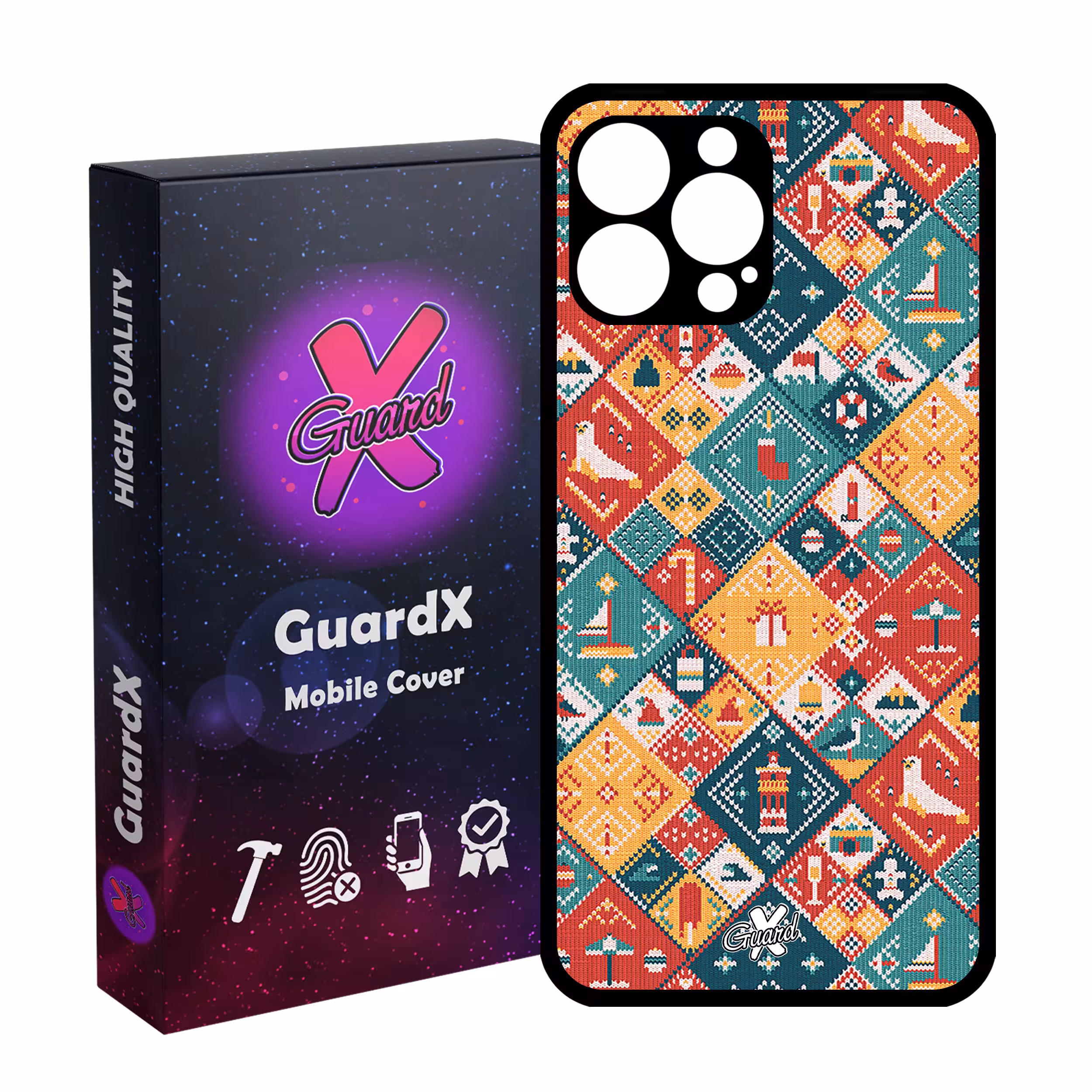 کاور گارد ایکس طرح Pattern مدل 10168 مناسب برای گوشی موبایل اپل iPhone 13 Pro Max