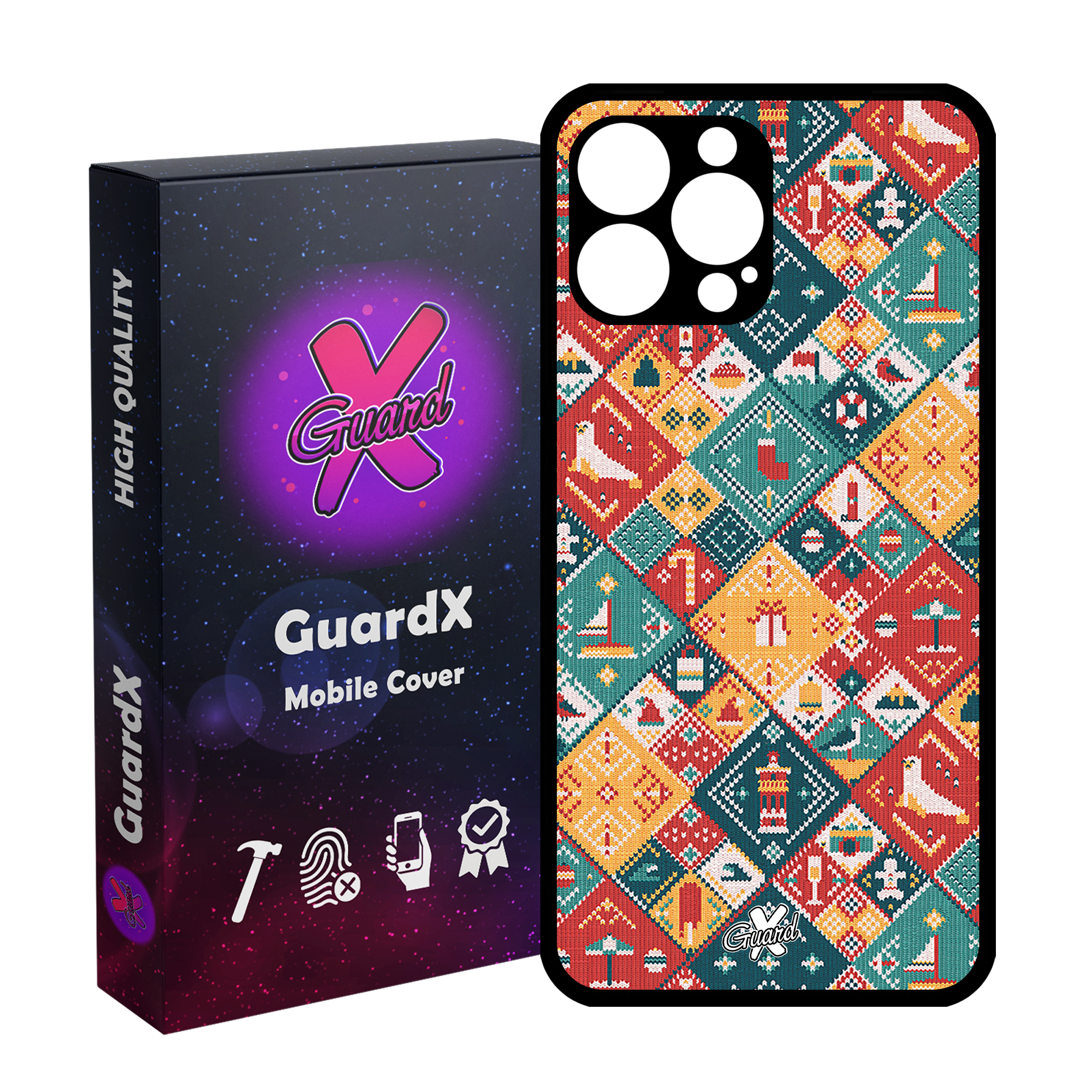 کاور گارد ایکس طرح Pattern مدل 10168 مناسب برای گوشی موبایل اپل iPhone 13 Pro Max