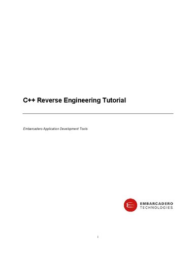 خرید و دانلود نسخه کامل کتاب C   Reverse Engineering Tutorial