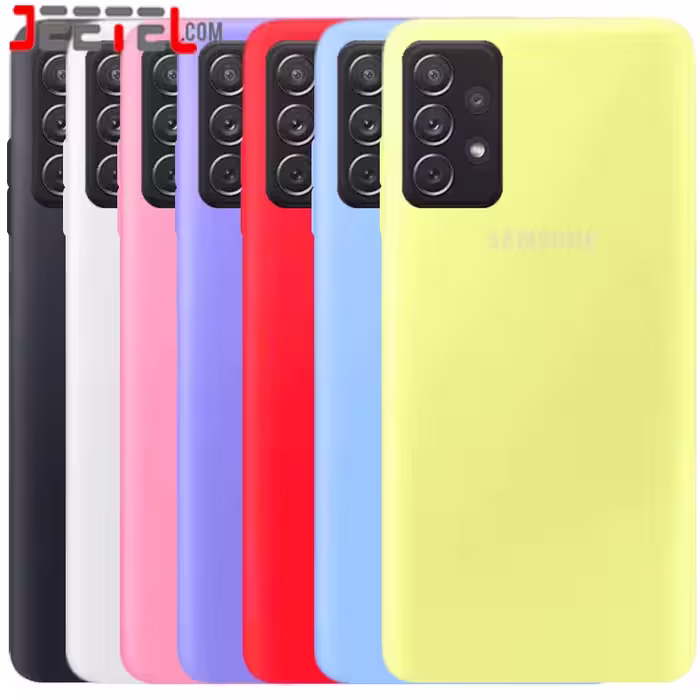 کاور سیلیکونی تک رنگ اورجینال Samsung Galaxy A32 4G مدل پاک کنی اصل (متریال ویتنام)