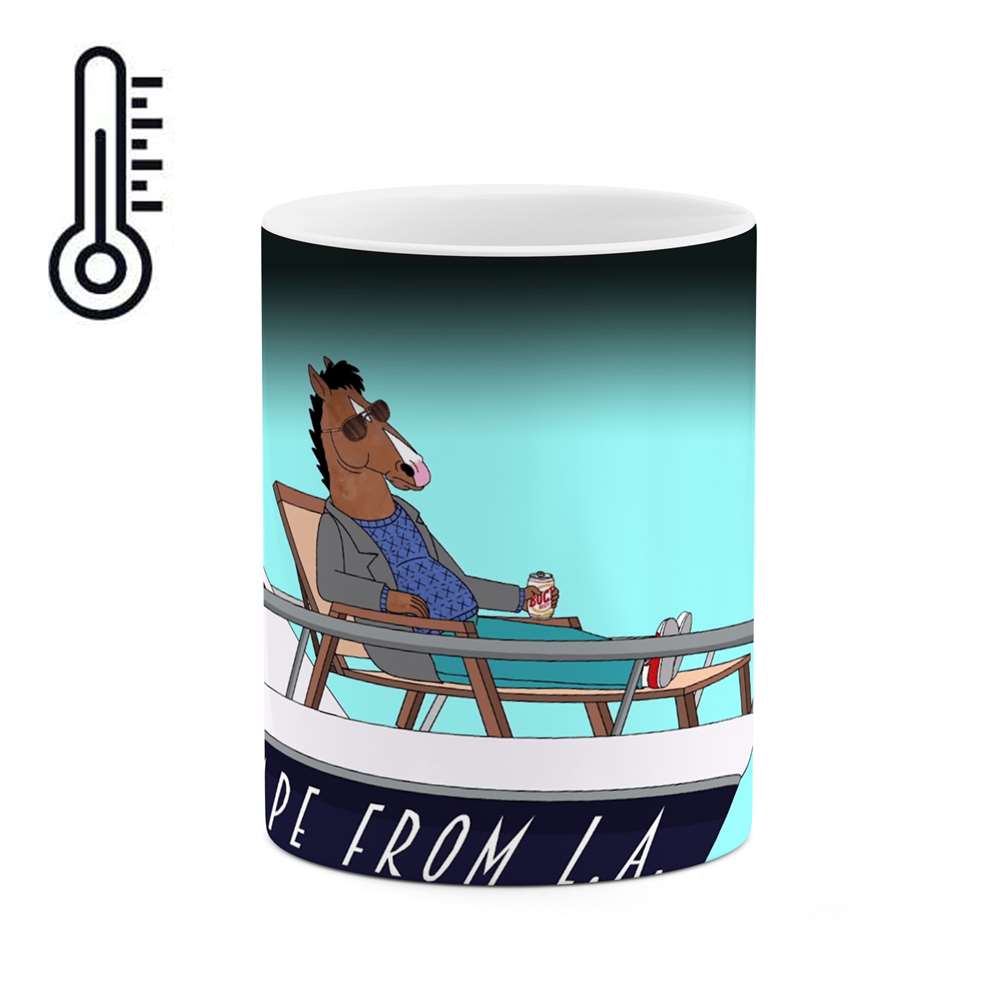 ماگ حرارتی طرح انیمیشن BoJackHorseman مدل mgph12053