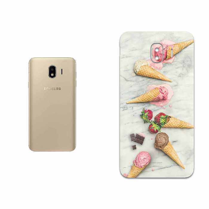 برچسب پوششی ماهوت مدل Funnel ice cream مناسب برای گوشی موبایل سامسونگ Galaxy J4