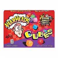 آبنبات میوه ای ترش مکعبی وارهدس – Warheads