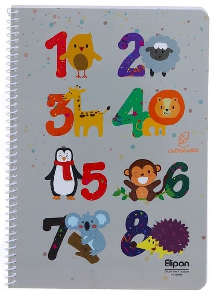 الیپون 40 برگ دو خط سیمی فانتزی (کد 290) - کتابفروشی کوچه کتاب