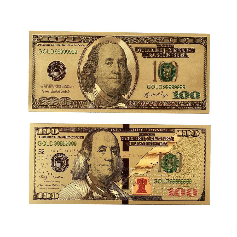 اسکناس تزیینی طرح دلار مجموعه 2 عددی