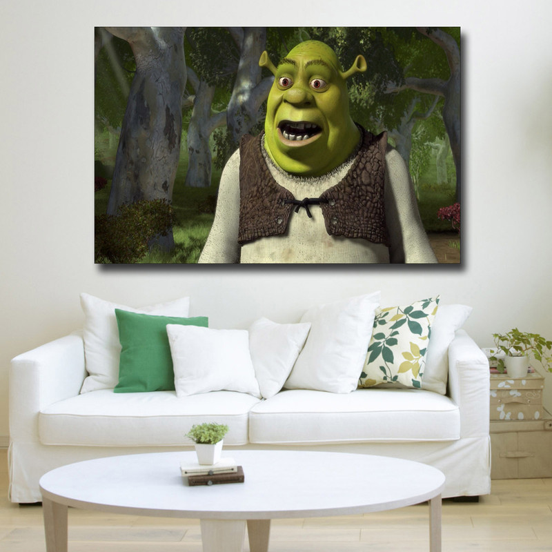 تابلو شاسی کودک مدل شرک کد 10 | دنیای قاب