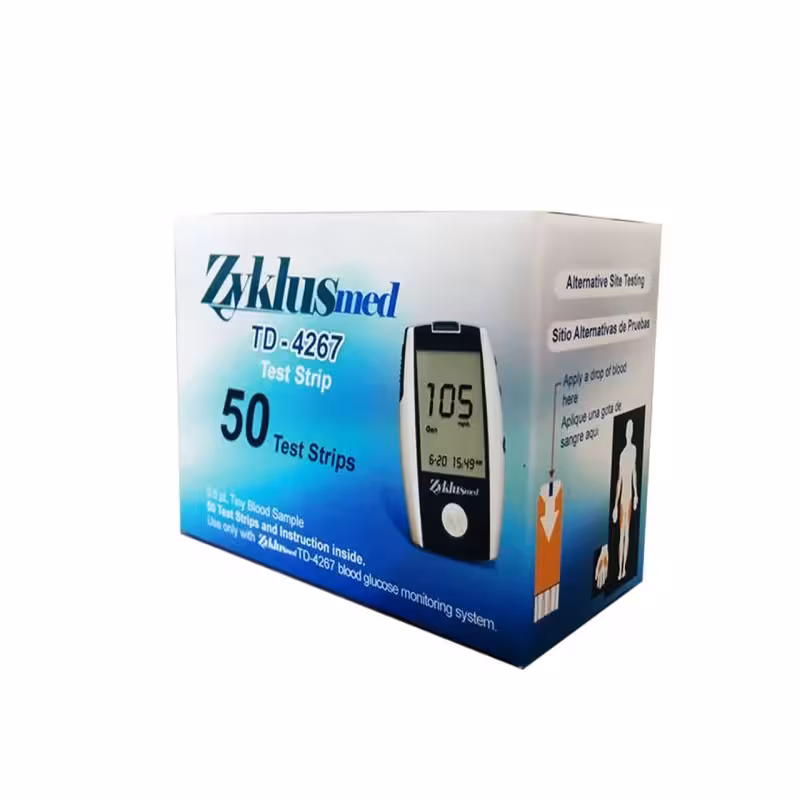 نوار تست قند خون زیکلاس بسته 50 عددی Test Strips
