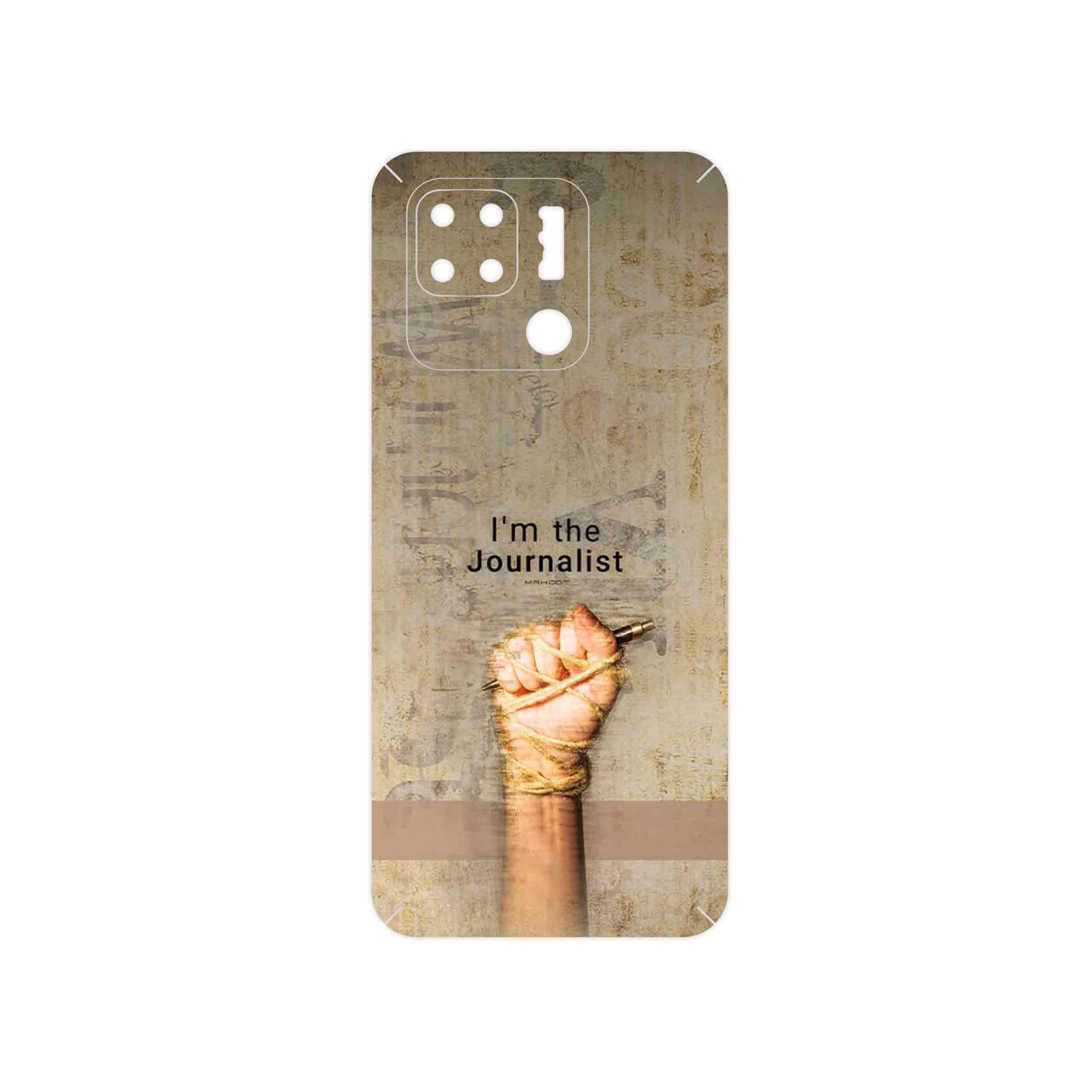 برچسب پوششی ماهوت مدل Journalist مناسب برای گوشی موبایل شیائومی Redmi 10C