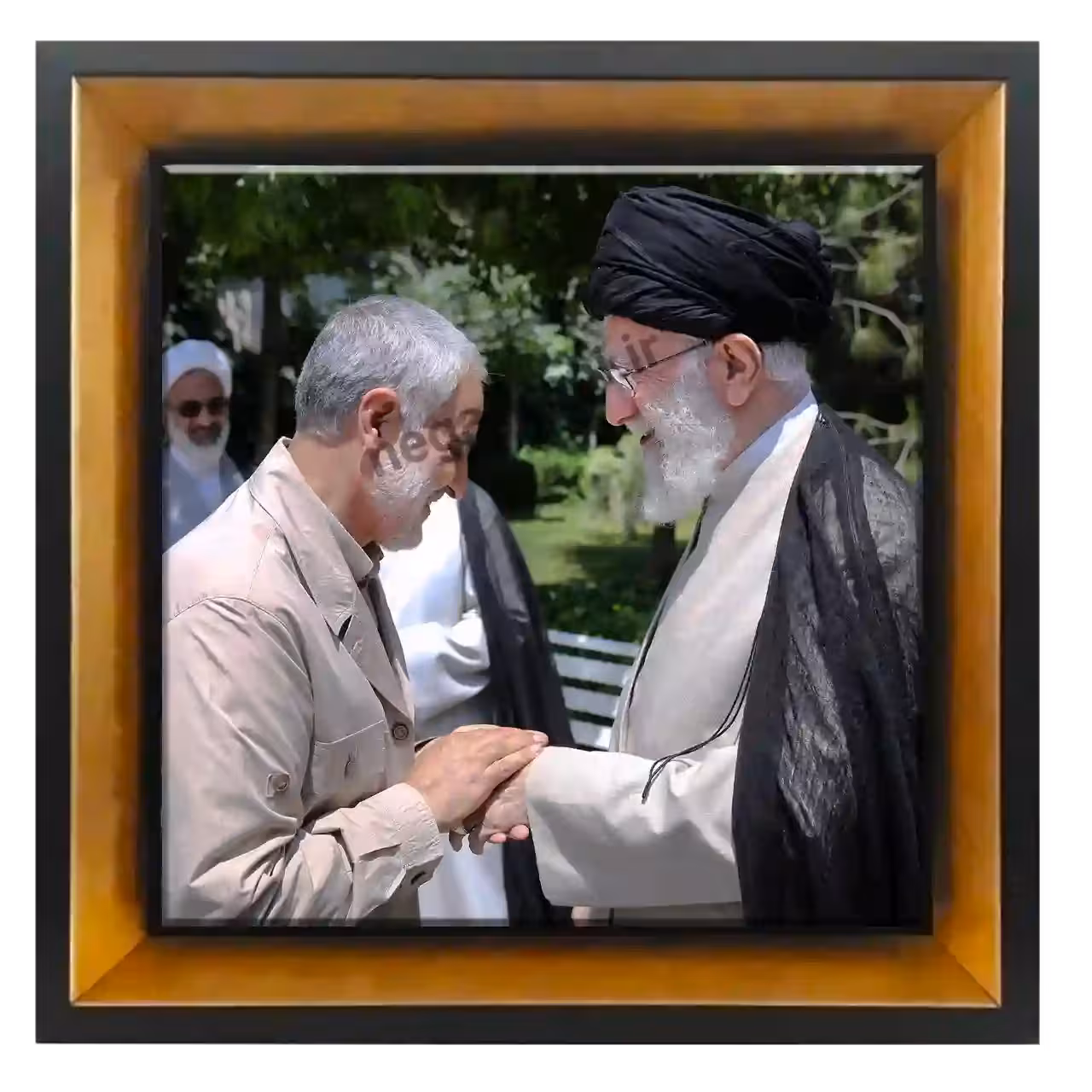 تابلو کاشی رهبری و حاج قاسم مدل 2ZG4