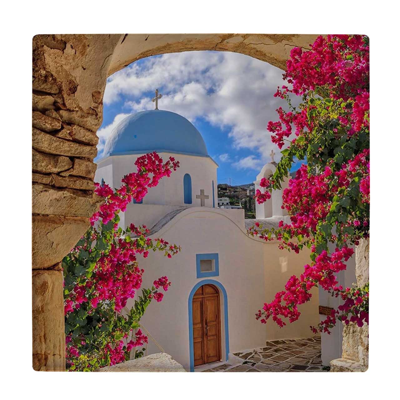  کاشی طرح روستای مدیترانه ای کد wk3056