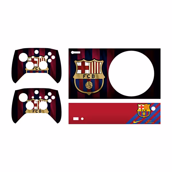 برچسب Xbox series s توییجین وموییجین مدل Barcelona 02 مجموعه 4 عددی