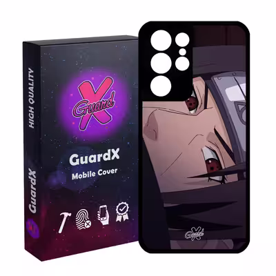 کاور گارد ایکس طرح Itachi Anime مدل Glass10475 مناسب برای گوشی موبایل سامسونگ Galaxy S21 Ultra