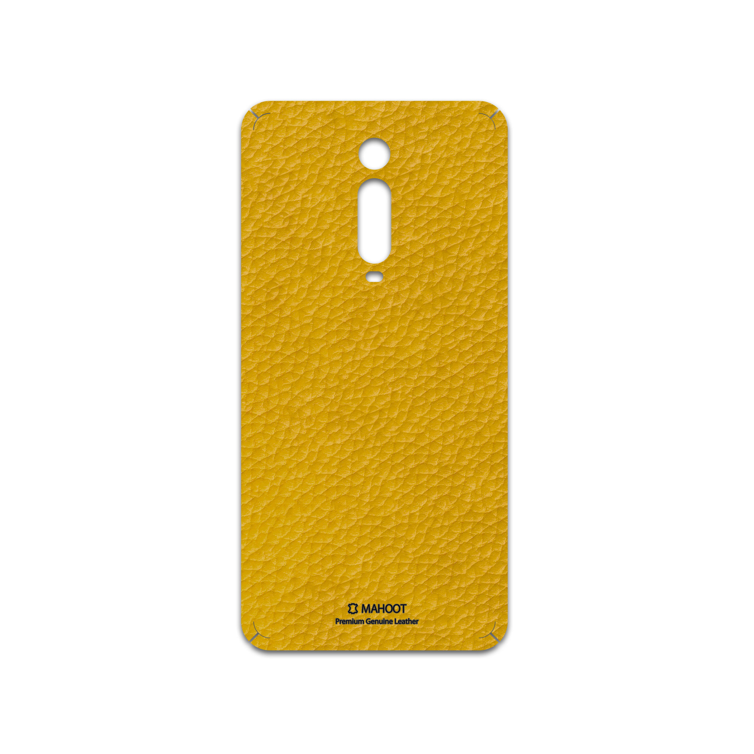 برچسب پوششی ماهوت مدل Mustard-Leather مناسب برای گوشی موبایل شیائومی Mi 9t
