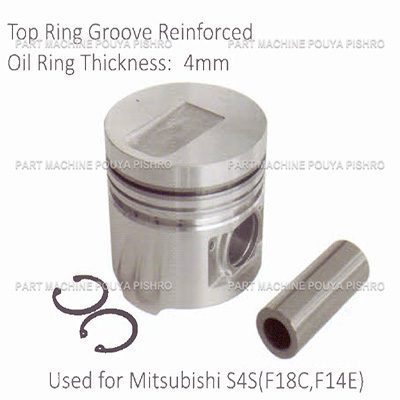 پیستون لیفتراک میتسوبیشی مدل Mitsubishi S4S F18C,F14E