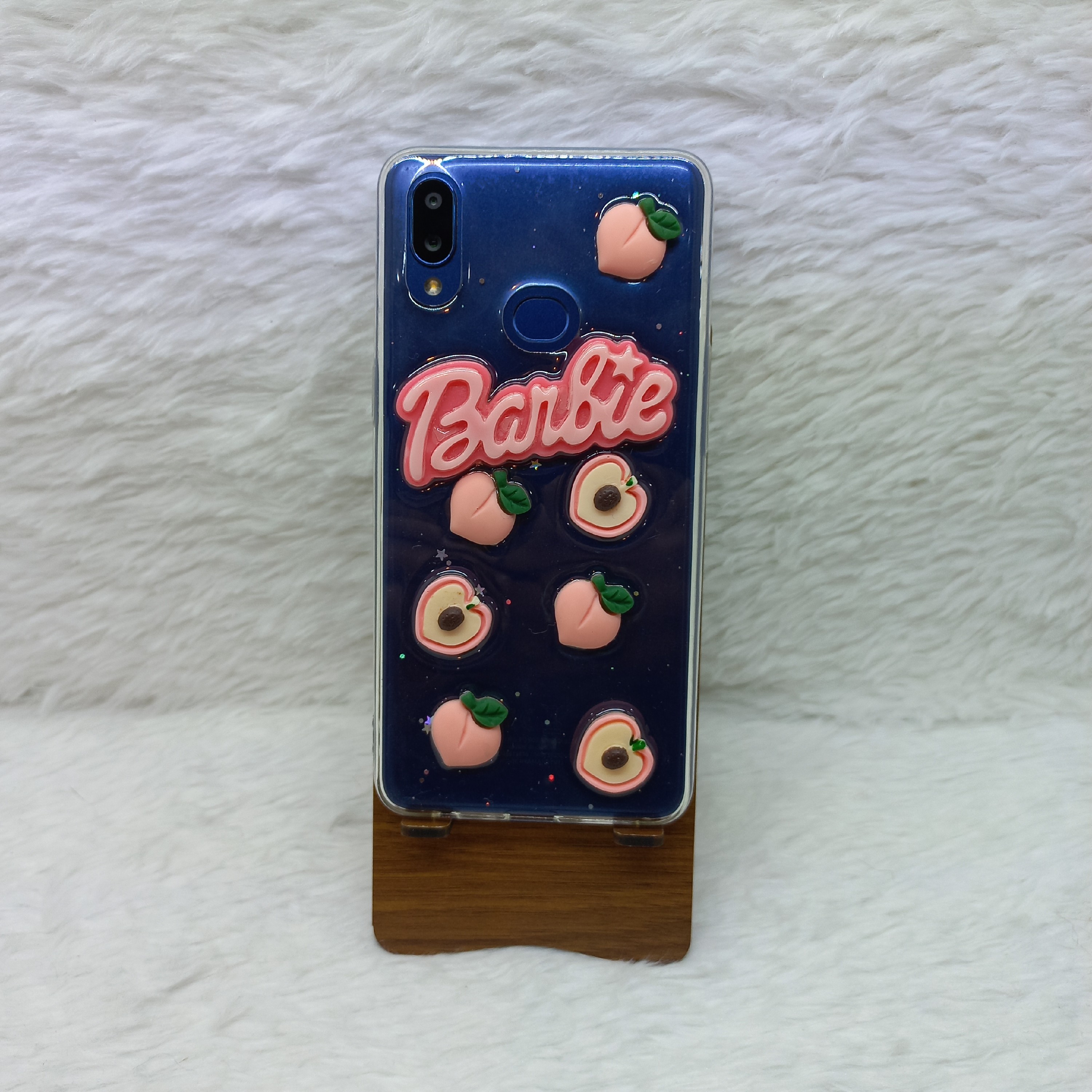 گارد دخترانه A10s مدل برجسته طرح هلو مناسب گوشی سامسونگ A10s