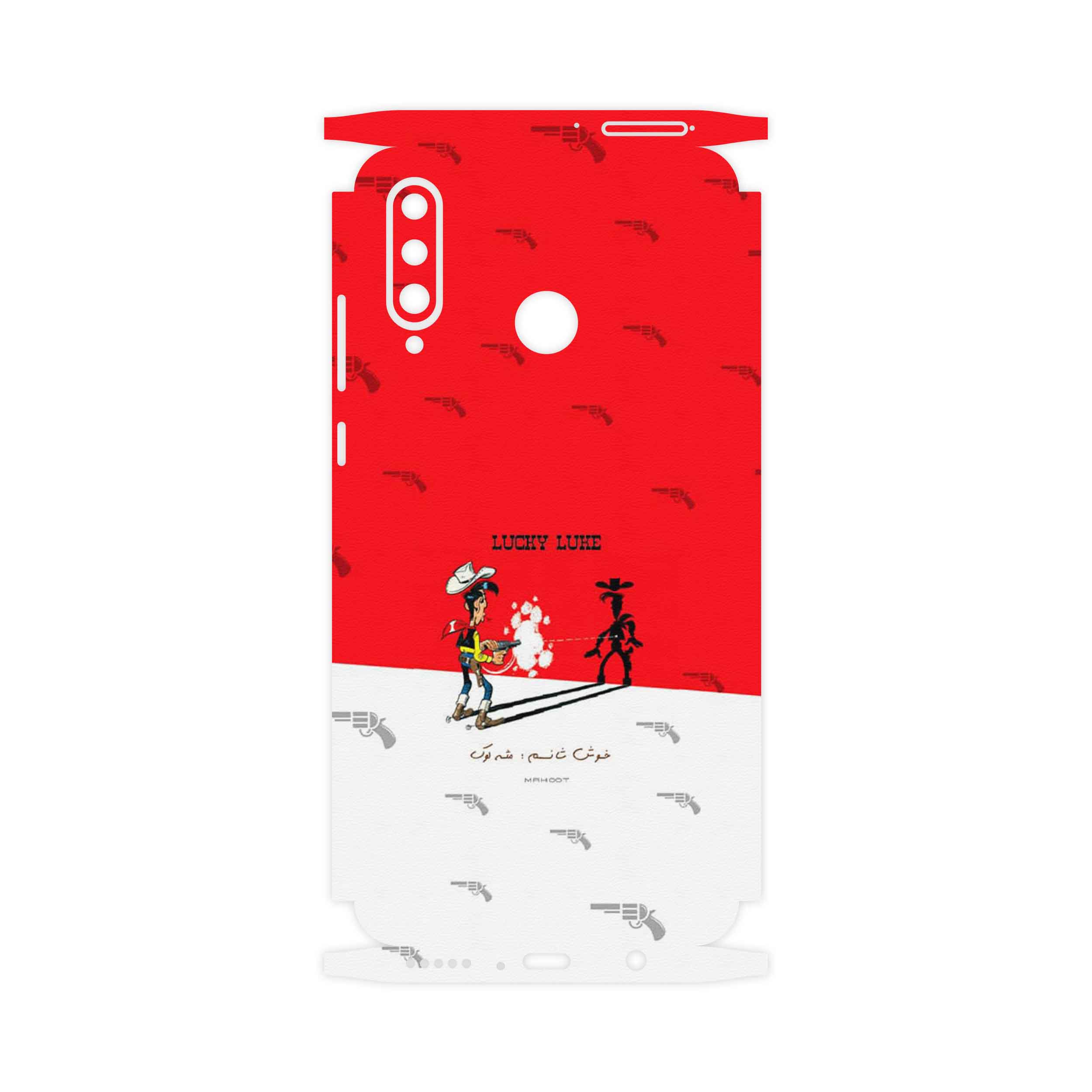 برچسب پوششی ماهوت مدل Lucky Luke-FullSkin مناسب برای گوشی موبایل هوآوی P30 Lite (48 MP Camera)
