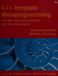 خرید و دانلود نسخه کامل کتاب C   template metaprogramming : concepts, tools, and techniques from boost and beyond