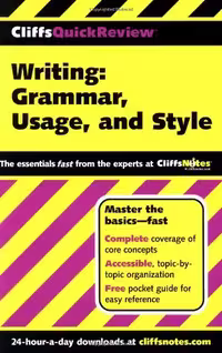 خرید و دانلود نسخه کامل کتاب Cliffs Quick Review - Writing Grammar, Usage and Style