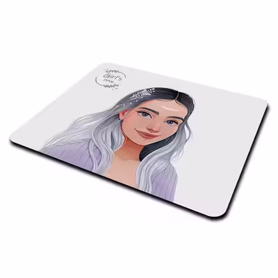 ماوس پد طرح روز دختر کد P100193