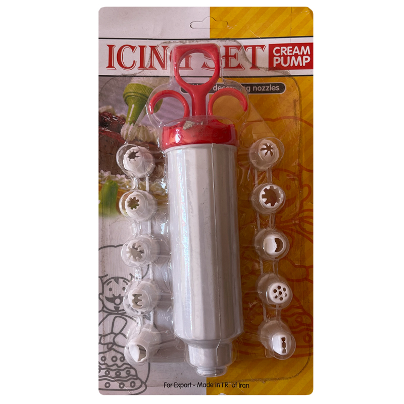 قیف خامه زن مدل پمپ