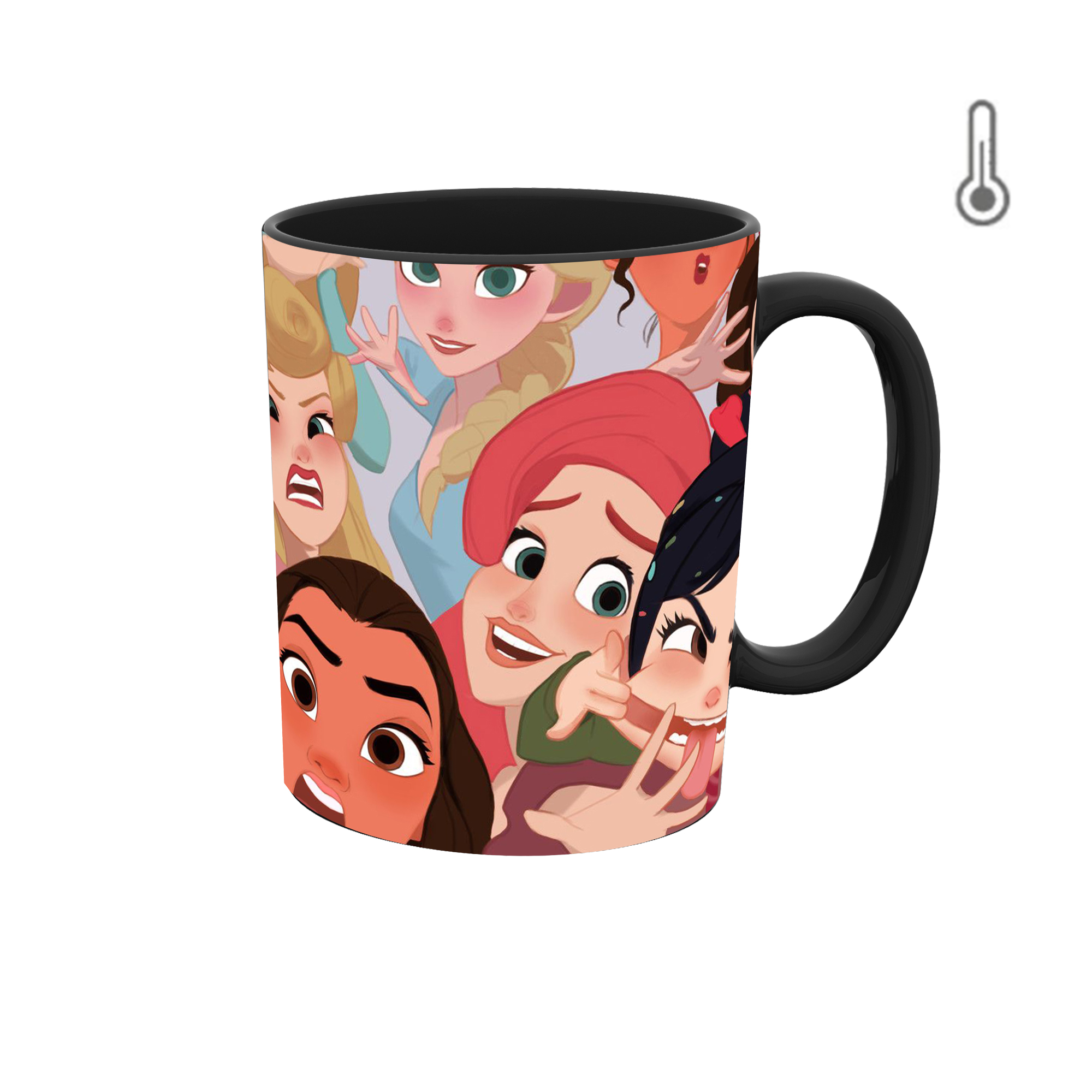 ماگ حرارتی  طرح پرنسس ها کد 50