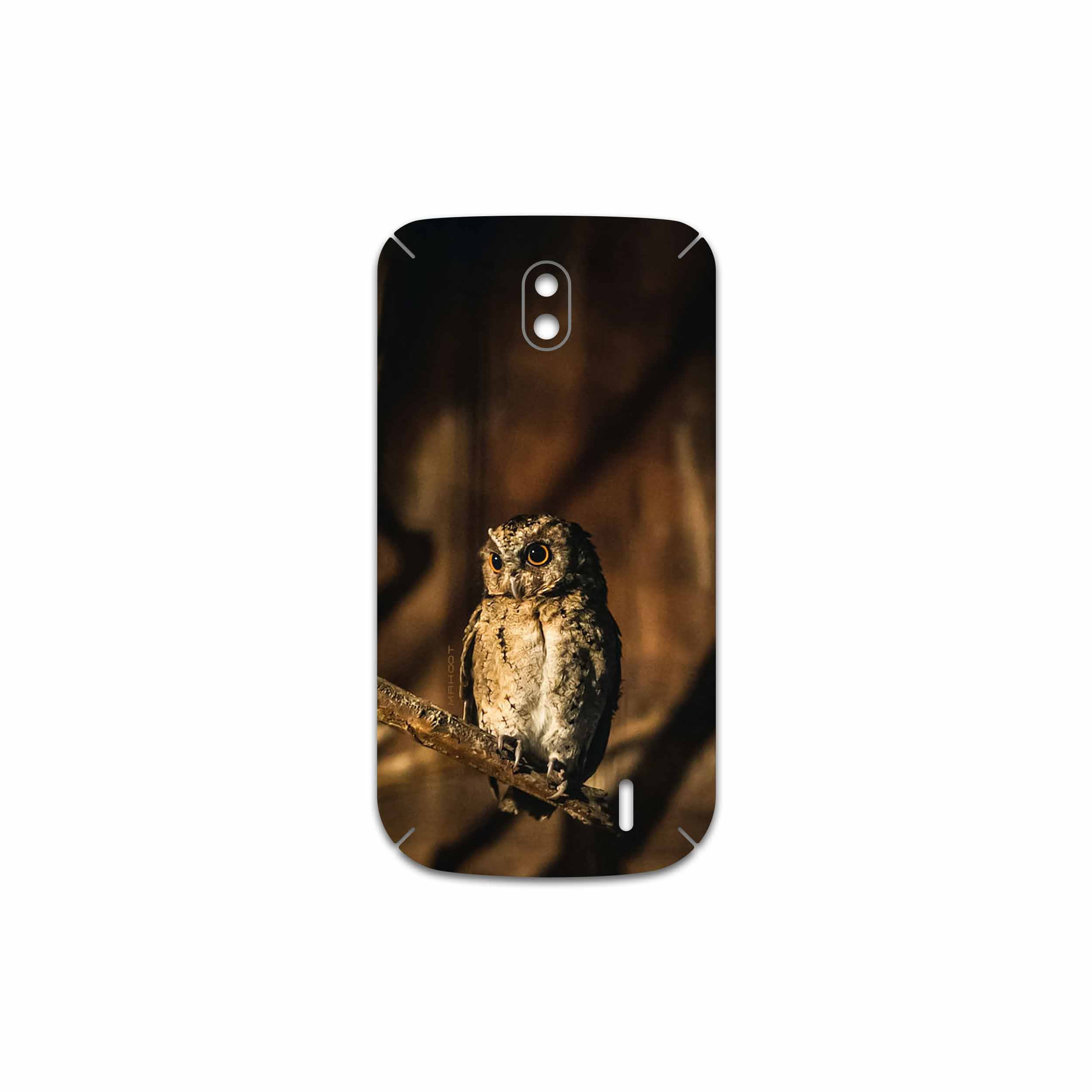 برچسب پوششی ماهوت مدل Owl مناسب برای گوشی موبایل نوکیا 1