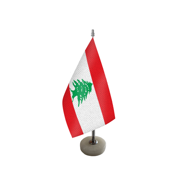 پرچم رومیزی مدل لبنان