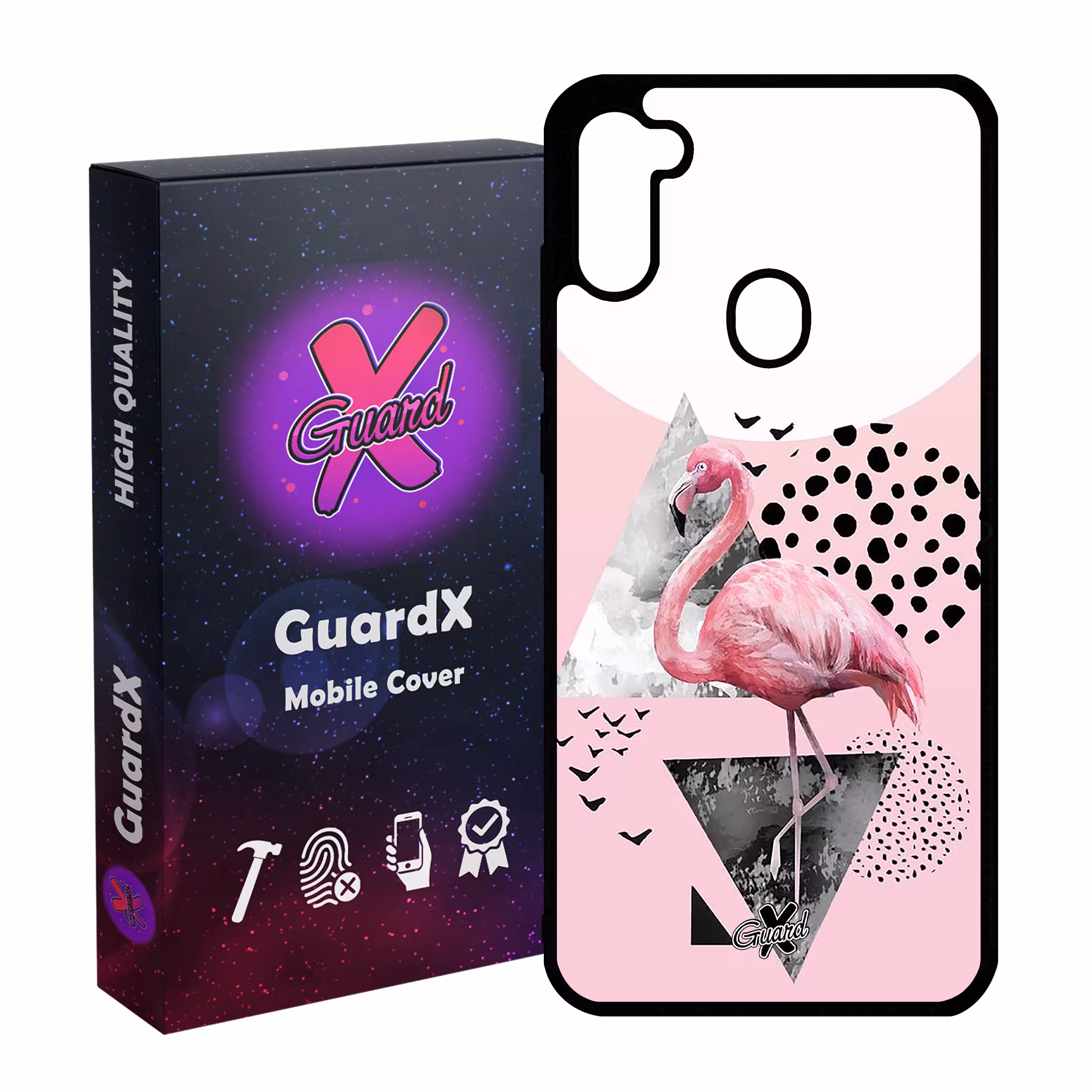 کاور گارد ایکس طرح Flamingo مدل Glass10066 مناسب برای گوشی موبایل سامسونگ Galaxy A11 / M11