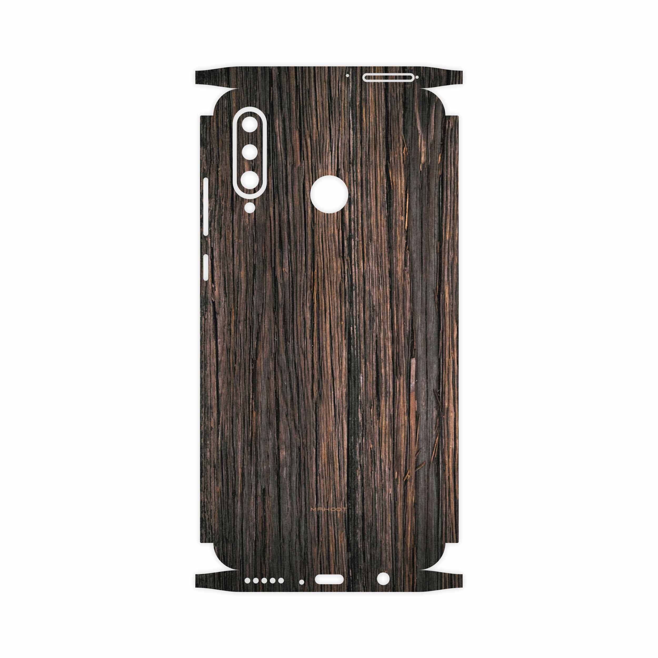برچسب پوششی ماهوت مدل Burned-Wood-FullSkin مناسب برای گوشی موبایل هوآوی P30 Lite (48 MP Camera)