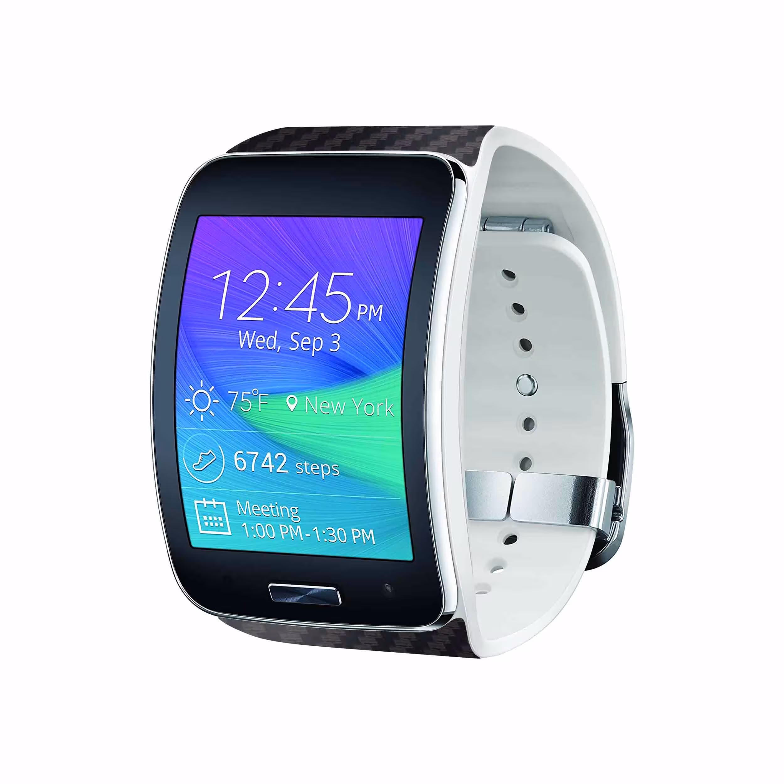 برچسب ماهوت طرح Carbon-Fiber مناسب برای ساعت هوشمند سامسونگ Galaxy Gear S