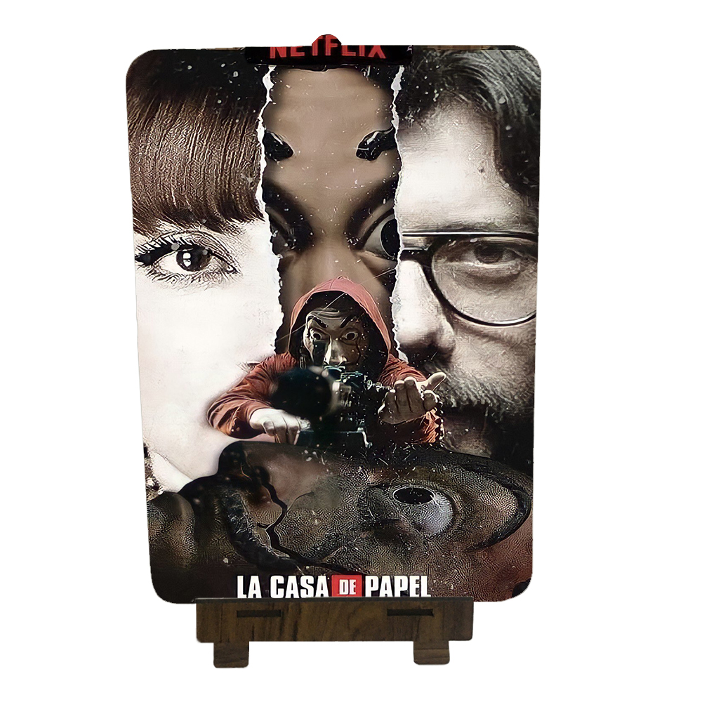 تابلو شاسی رومیزی طرح Money Heist