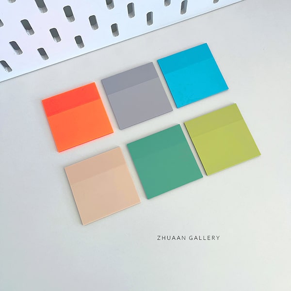 استیکی نت مربعی شفاف رنگی جدید