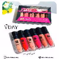 رژ لب مایع وی دی VDAY پک 6 عددی