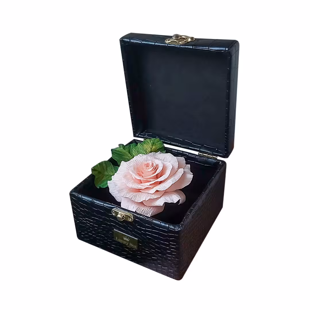 باکس گل مصنوعی مدل رز  درب دار