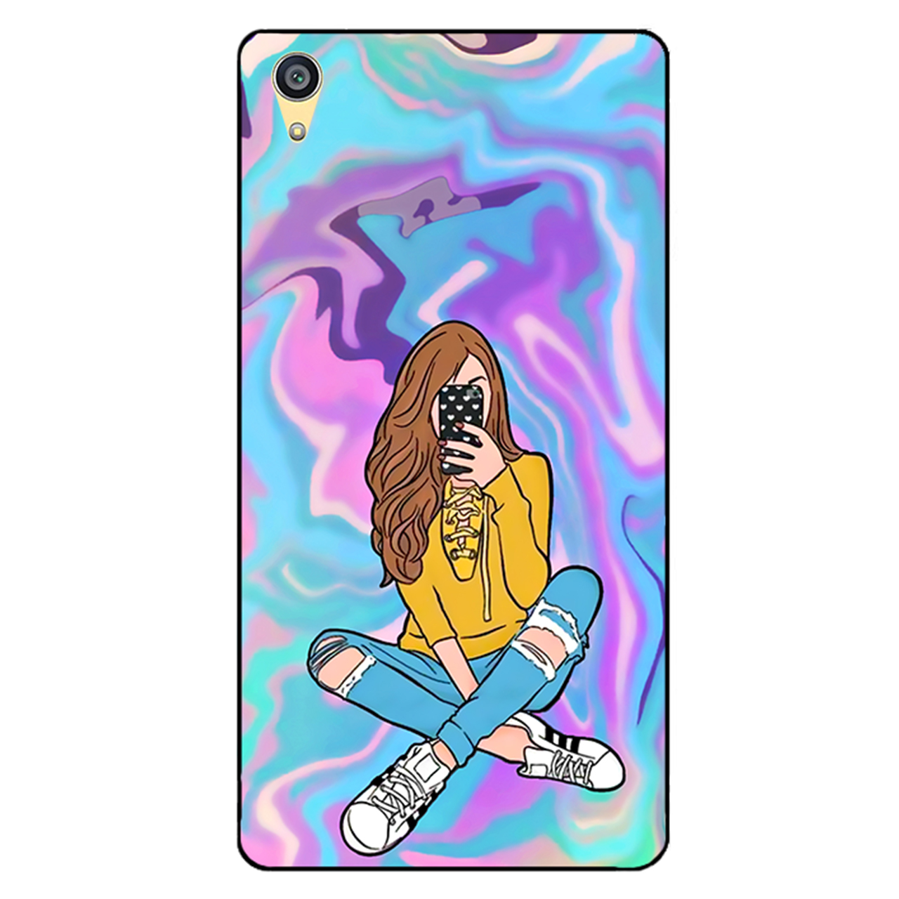 کاور مگافون کد 7592 مناسب برای گوشی موبایل سونی Xperia L1