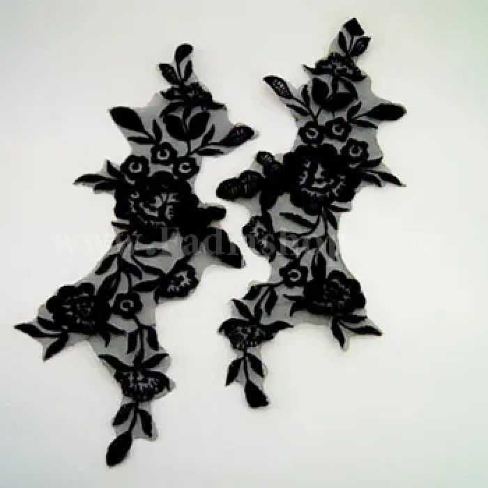 گل تزئینی جفتی مشکی کد 1171