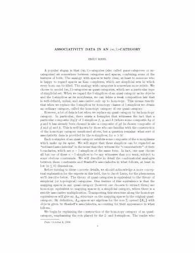 خرید و دانلود نسخه کامل کتاب Associativity Data in an (infinity,1)-Category