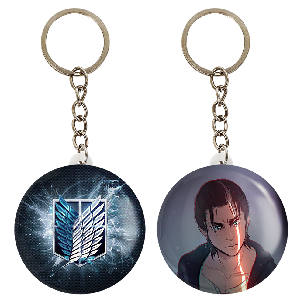 جاکلیدی خندالو مدل ارن یگر و نماد آزادی انیمه اتک آن تایتان کد 1101611011 مجموعه 2 عددی