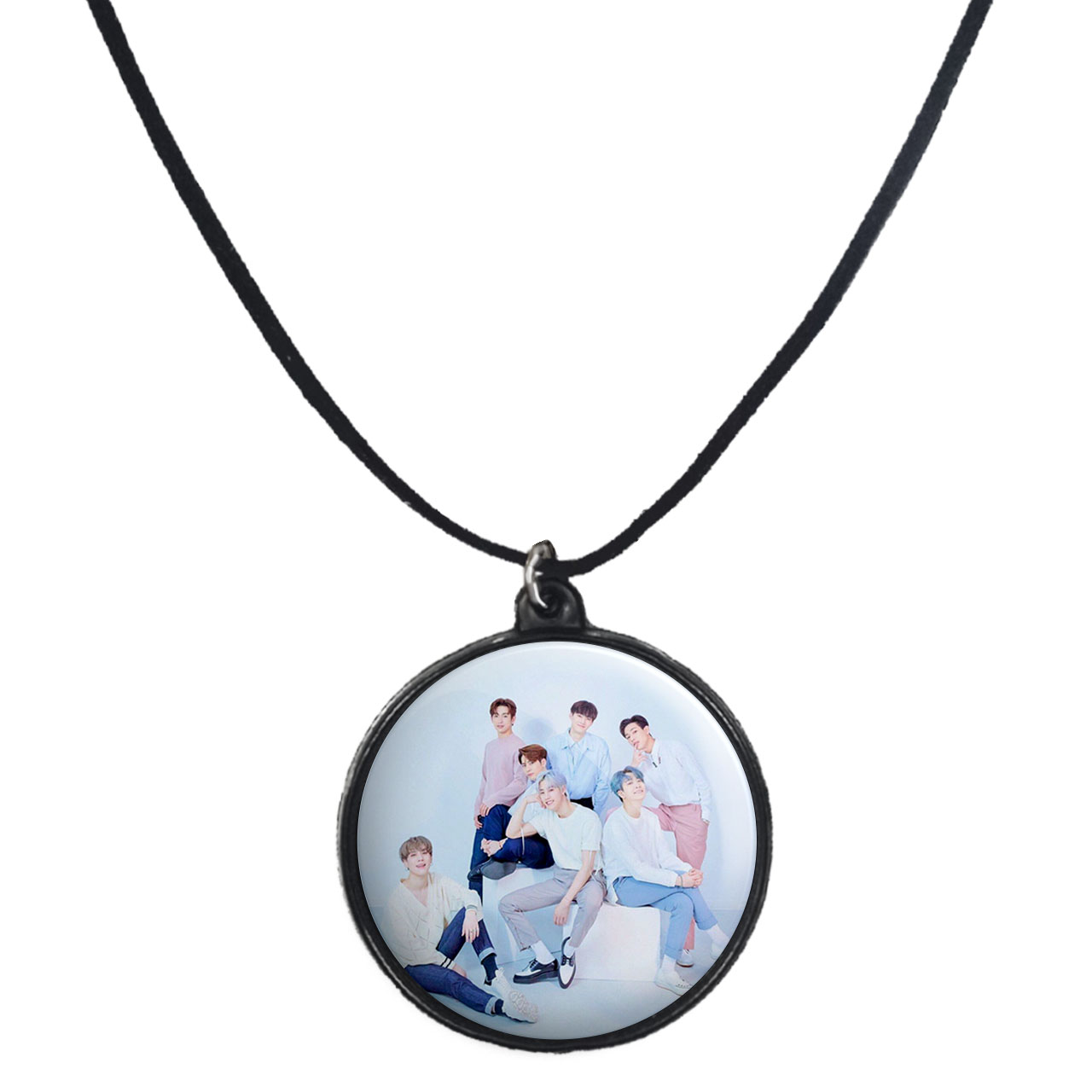 گردنبند پرمانه طرح GOT7 کد pmb.19029 مدل دو طرفه