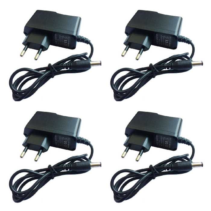 آداپتور 12 ولت 1 آمپر مدل HC-121000 بسته 4 عددی